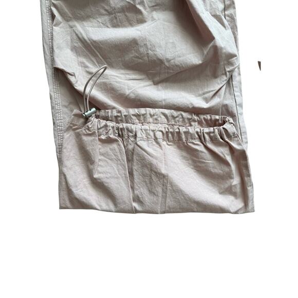 NWT ASOS Utility Parachute Cargo Pants Women’s 2 Pink Wide Leg Drawstring Hem - Picture 6 of 9